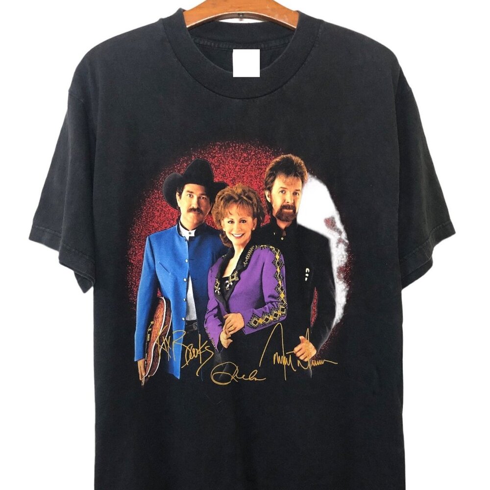90s Reba Brooks Dunn Promo Concert Tour T Shirt
